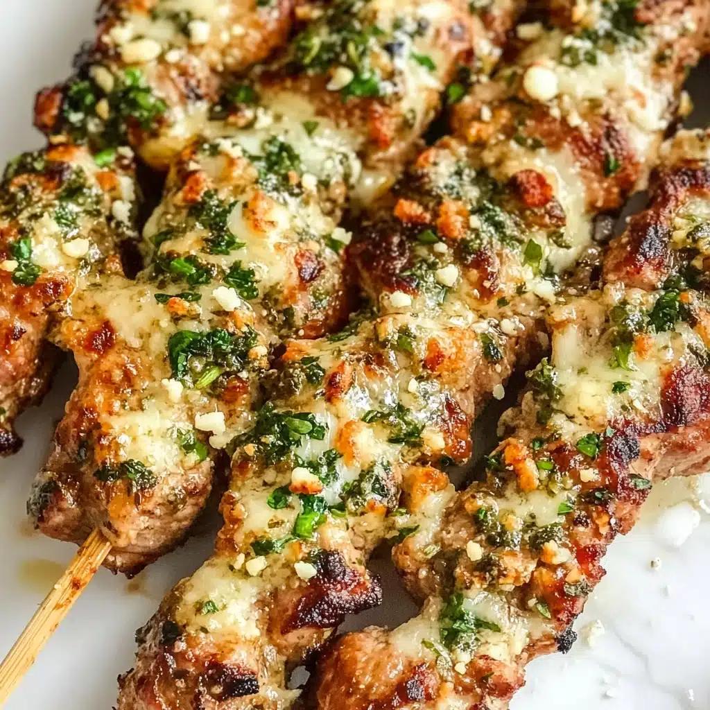 Ranch Garlic Parmesan Chicken Skewers Recipe - Recipe Image