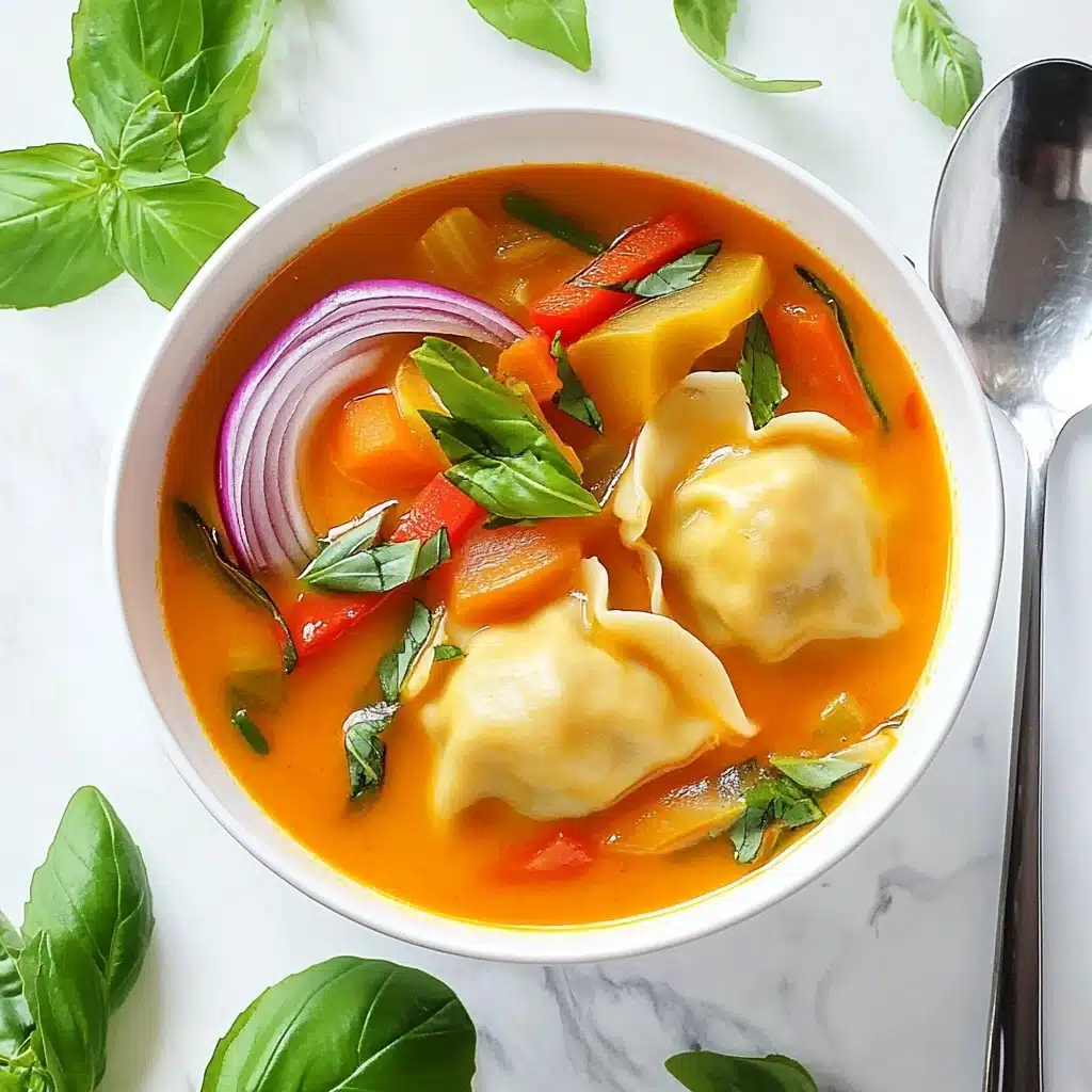 Red Curry Dumpling Soup Recipe - Recipe Image