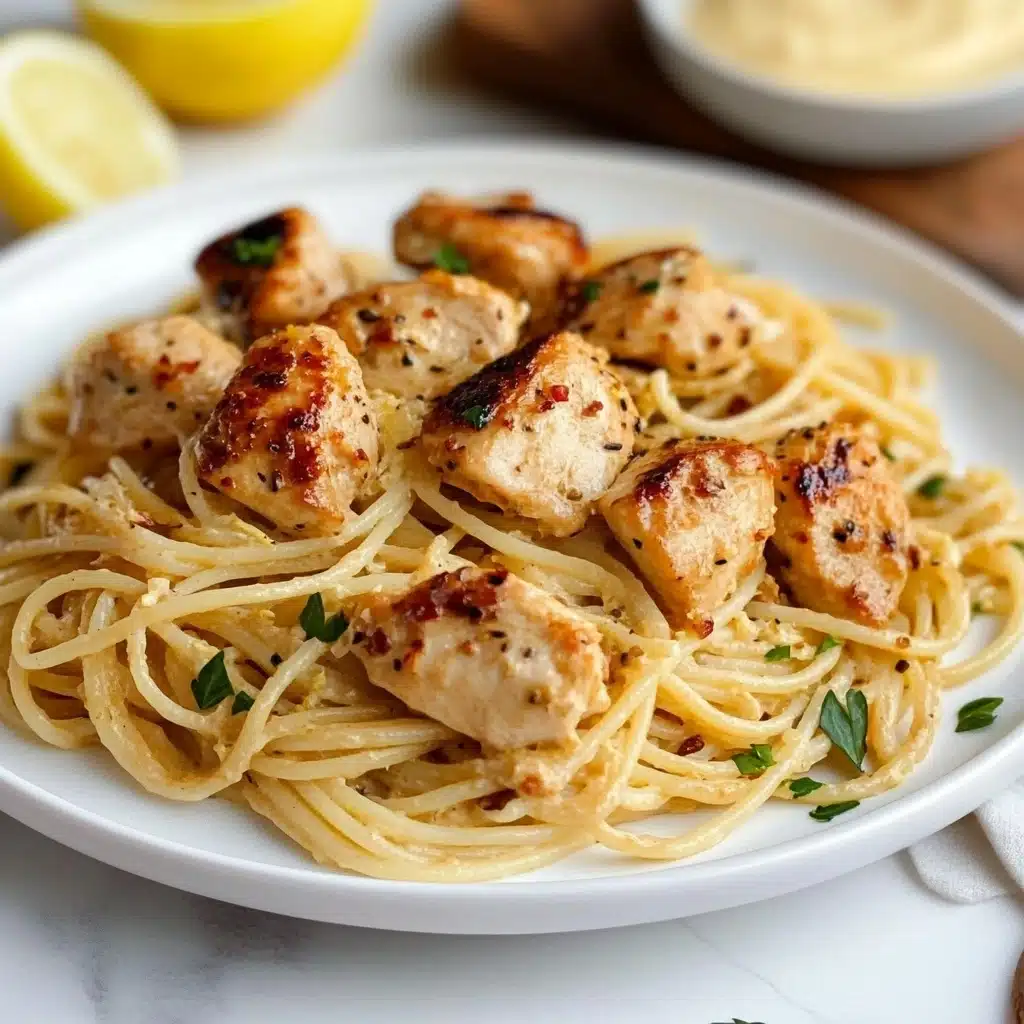 Cowboy Butter Chicken Linguine Recipe - Recipe Image