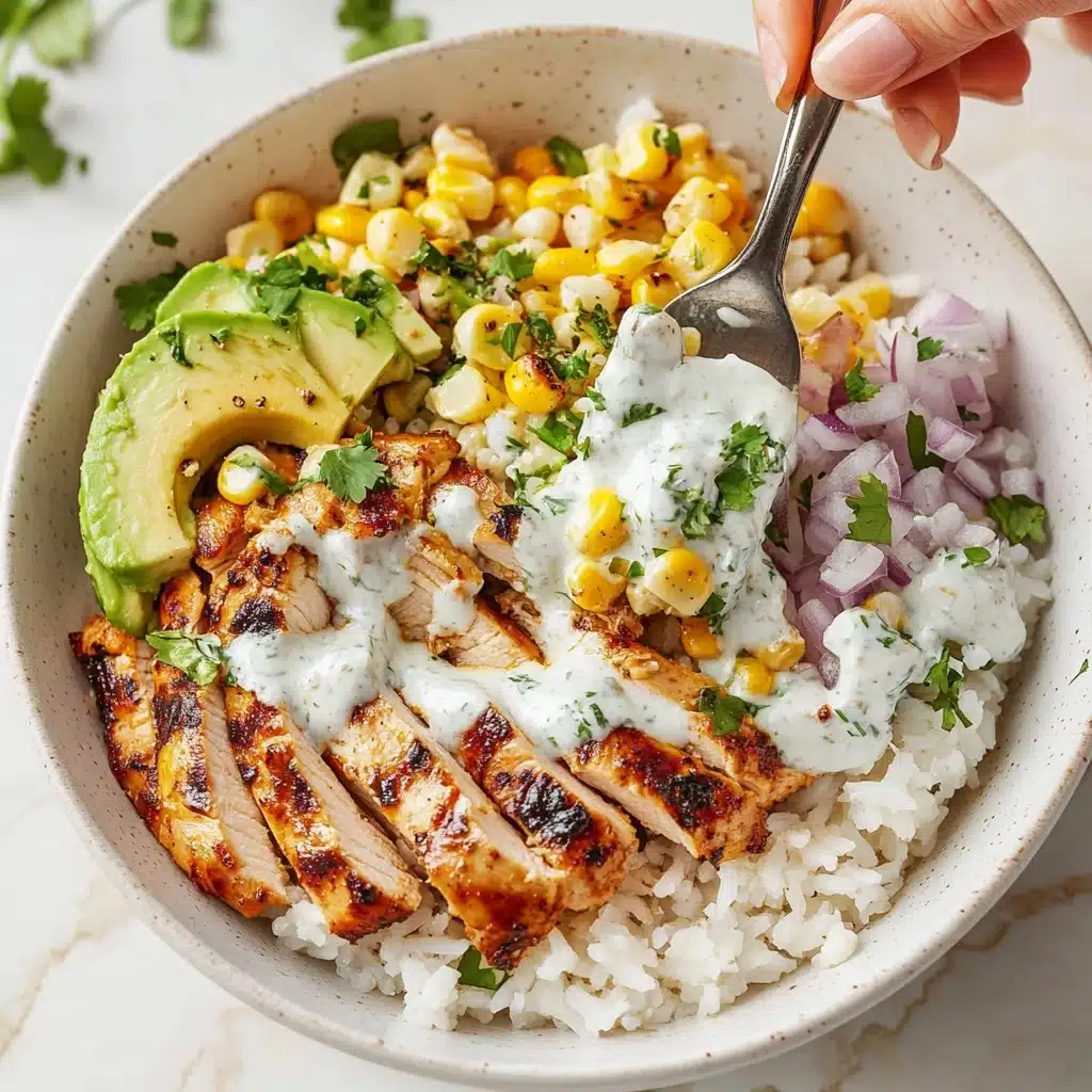 Street Corn Chicken and Rice Bowl Recipe - Recipe Image