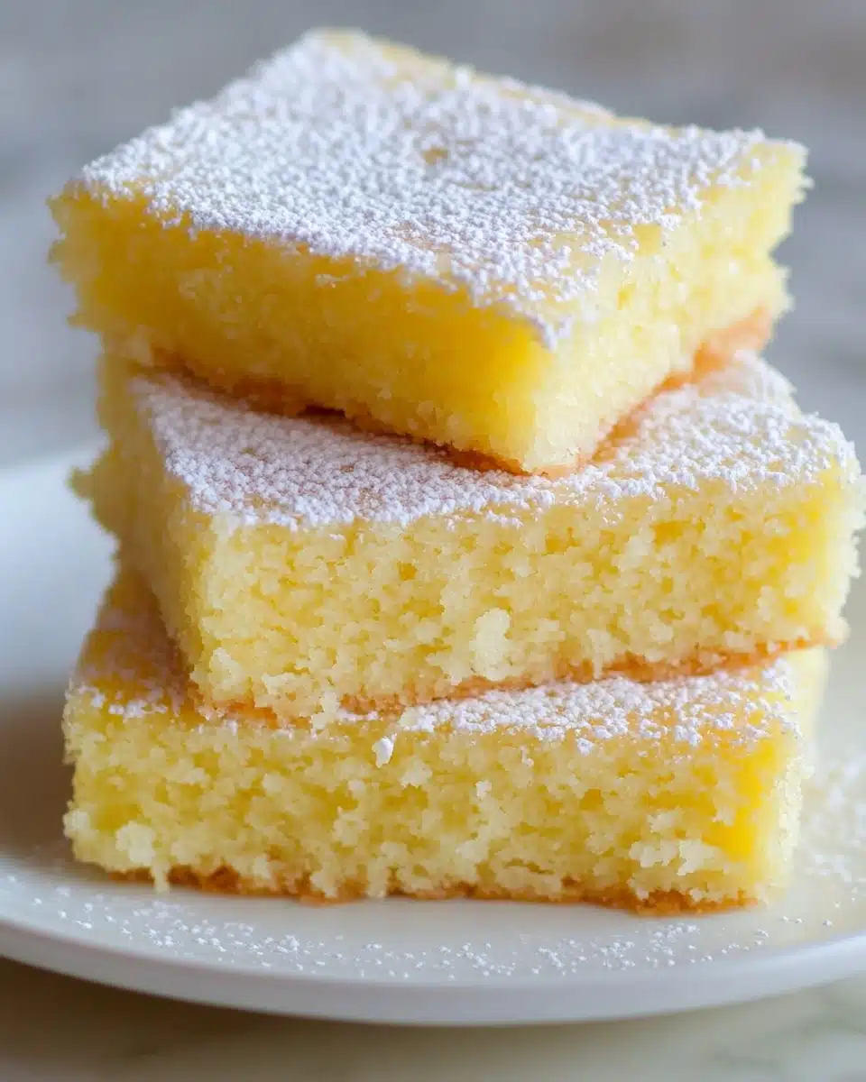 2 Ingredient Lemon Bars Recipe - Recipe Image