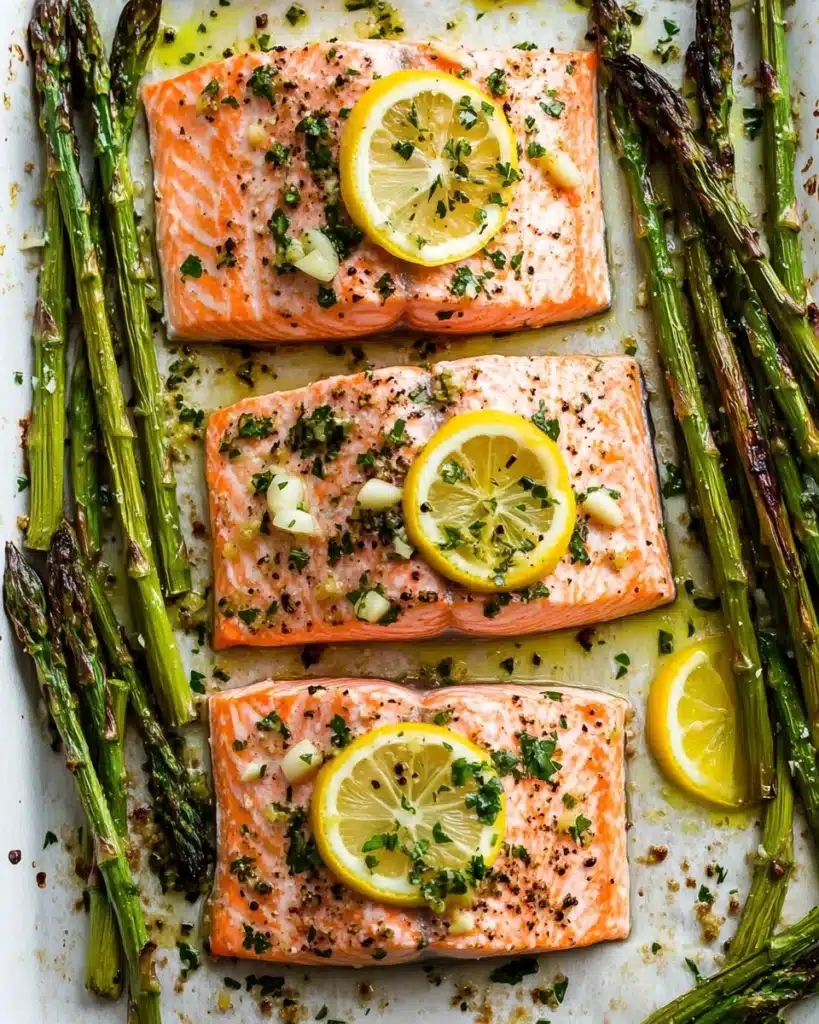 Quick & Easy Baked Lemon Garlic Salmon Recipe