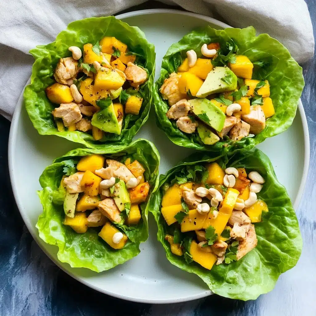 Chicken Mango Lettuce Wraps Recipe - Recipe Image