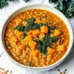 High Protein Lentil Soup Recipe