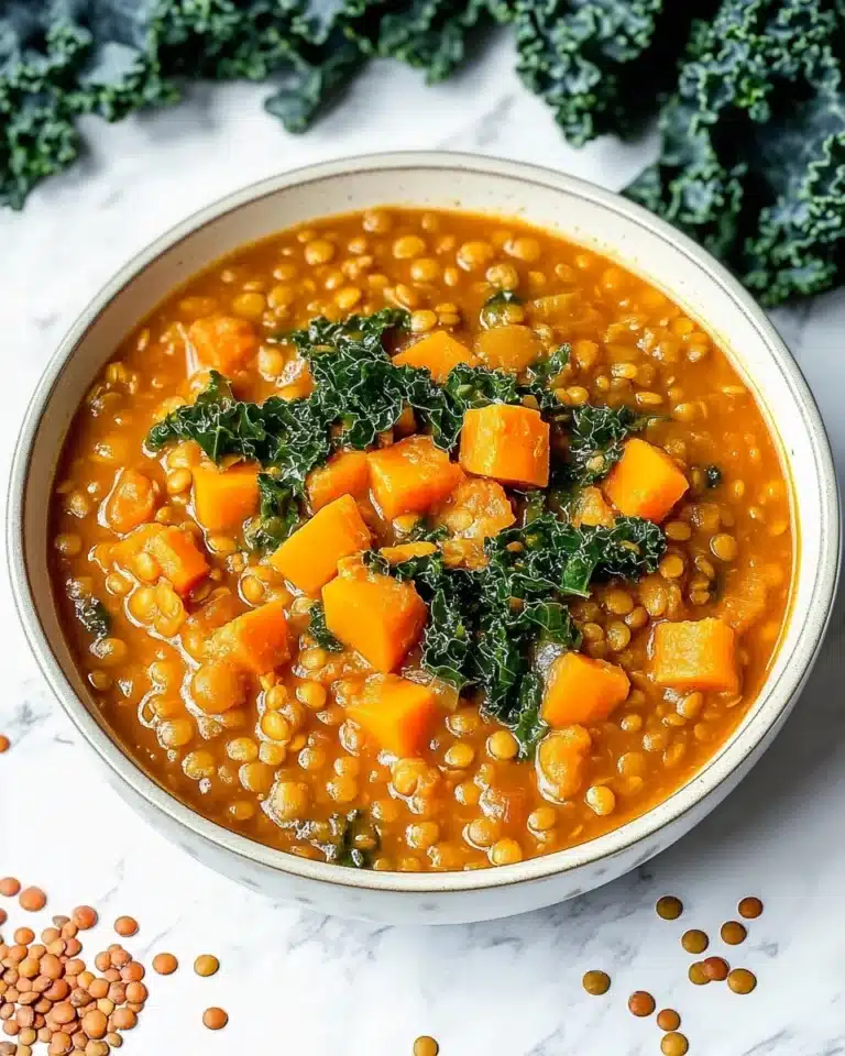High Protein Lentil Soup Recipe
