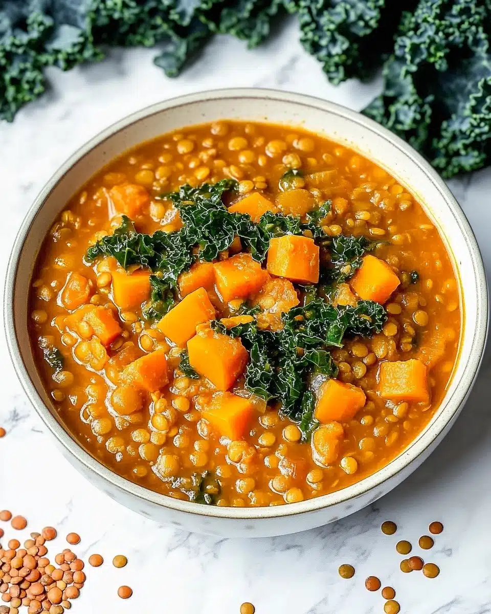 High Protein Lentil Soup Recipe
