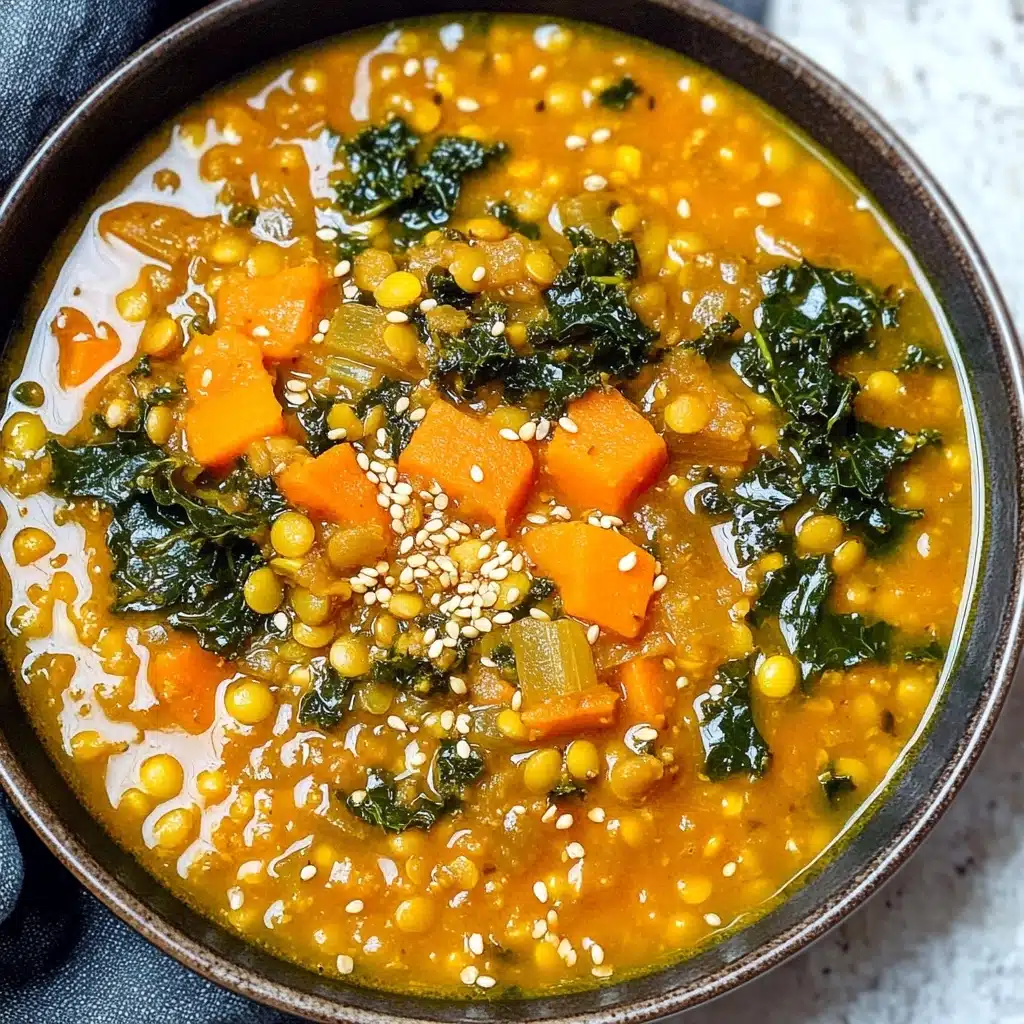 High Protein Lentil Soup Recipe - Recipe Image