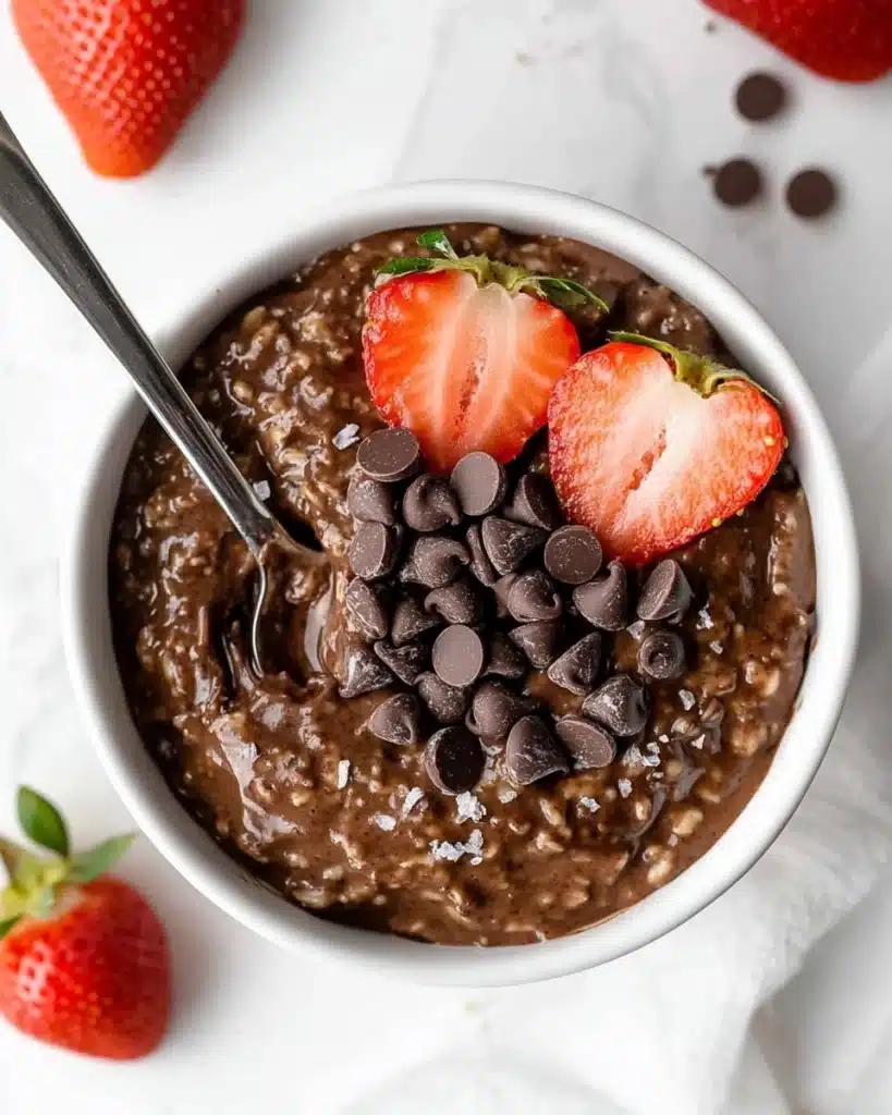 Chocolate Baked Protein Oats Recipe