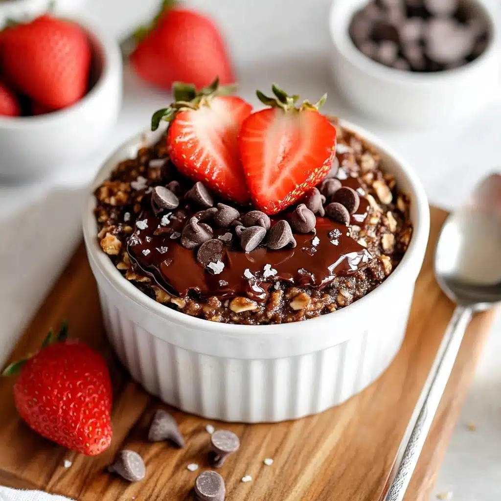 Chocolate Baked Protein Oats Recipe - Recipe Image