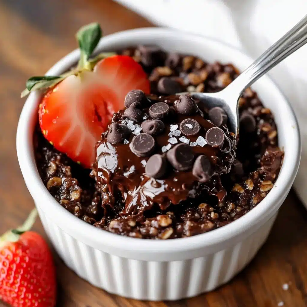 Chocolate Baked Protein Oats Recipe - Recipe Image