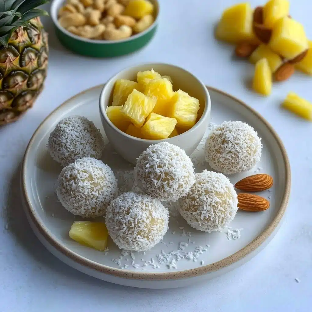 Coconut Cashew Pineapple Bites Recipe - Recipe Image