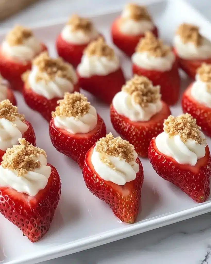 Deviled Strawberries (Made with a Cheesecake Filling) Recipe