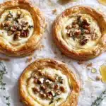 Goat Cheese and Walnut Tarts. Recipe