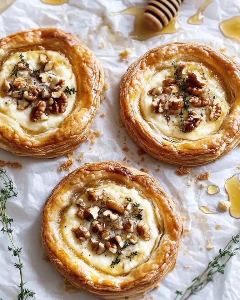Goat Cheese and Walnut Tarts. Recipe