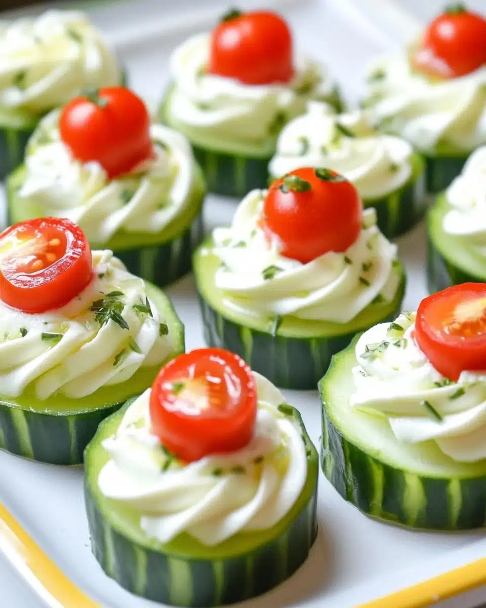 Dilly Cucumber Bites Recipe - Recipe Image
