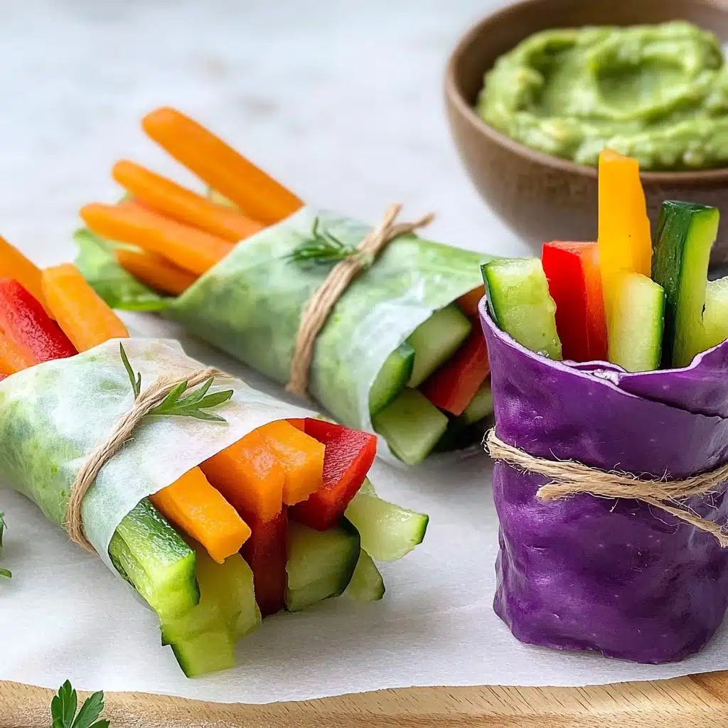 Vegan Veggie Rainbow Wraps Recipe