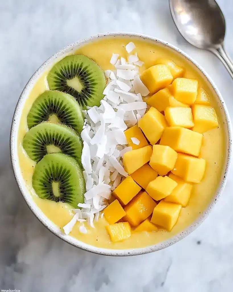 Mango Pineapple Smoothie Bowl Recipe