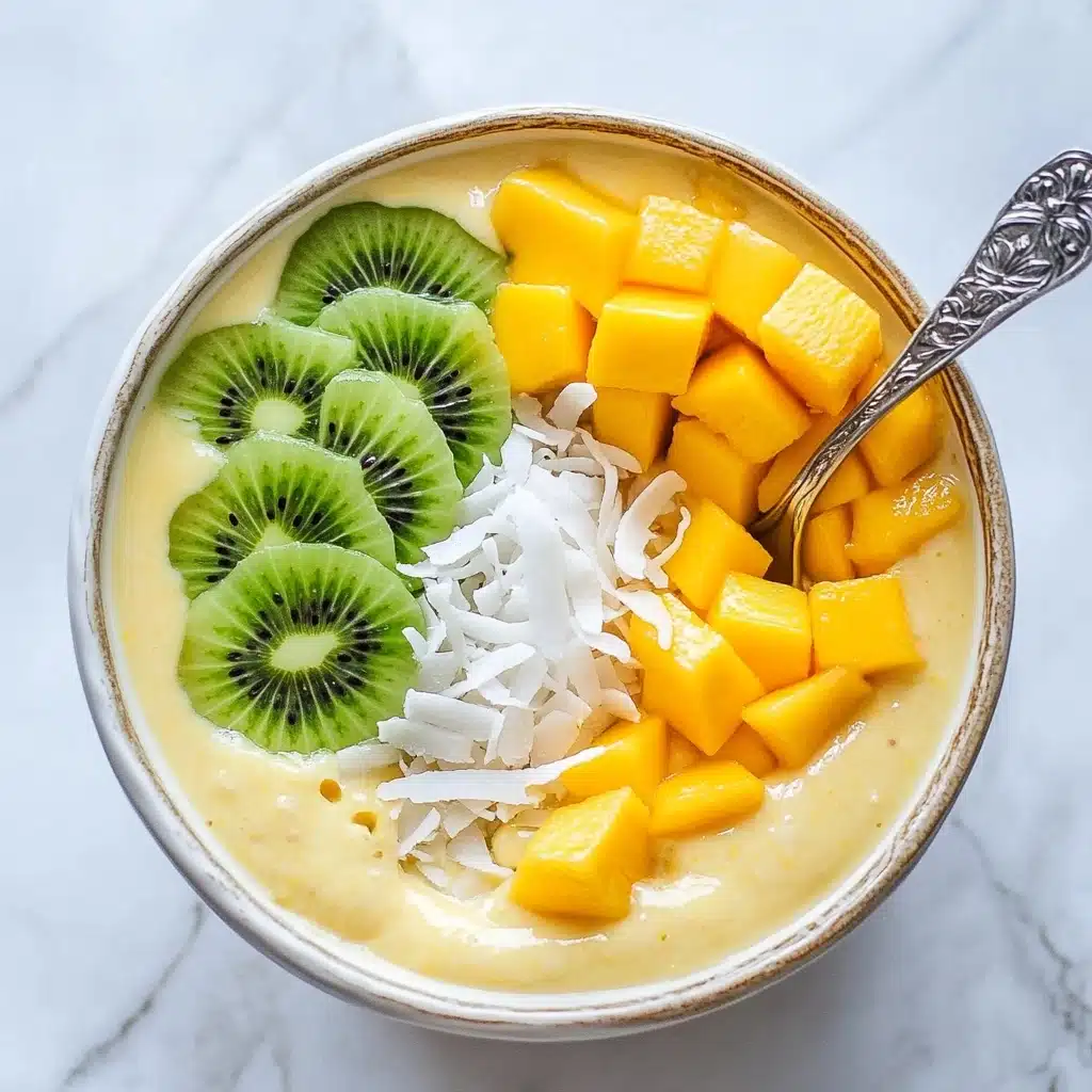 Mango Pineapple Smoothie Bowl Recipe - Recipe Image