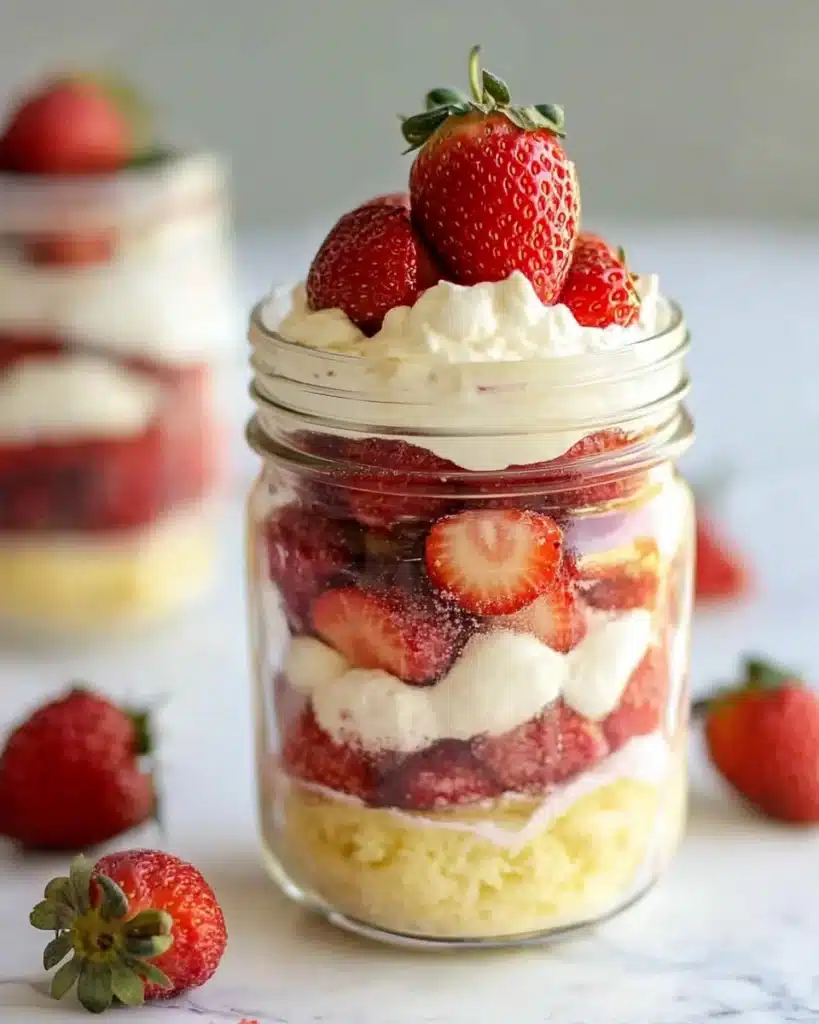 Strawberry Shortcake In A Jar Recipe
