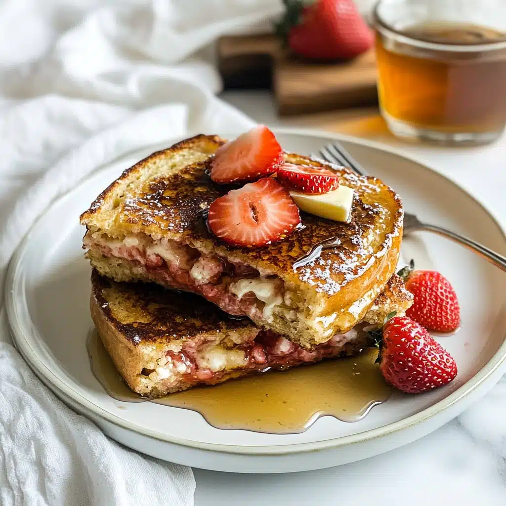 Strawberry Cheesecake Stuffed French Toast Recipe - Recipe Image