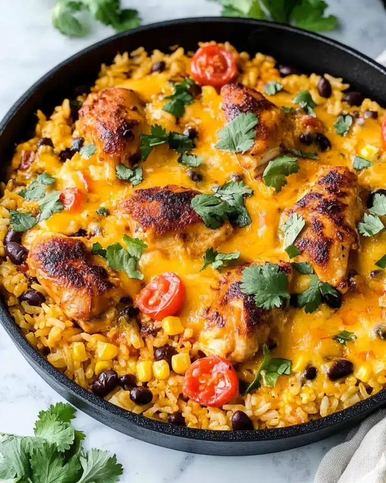 One-Pot BBQ Chicken and Rice Recipe