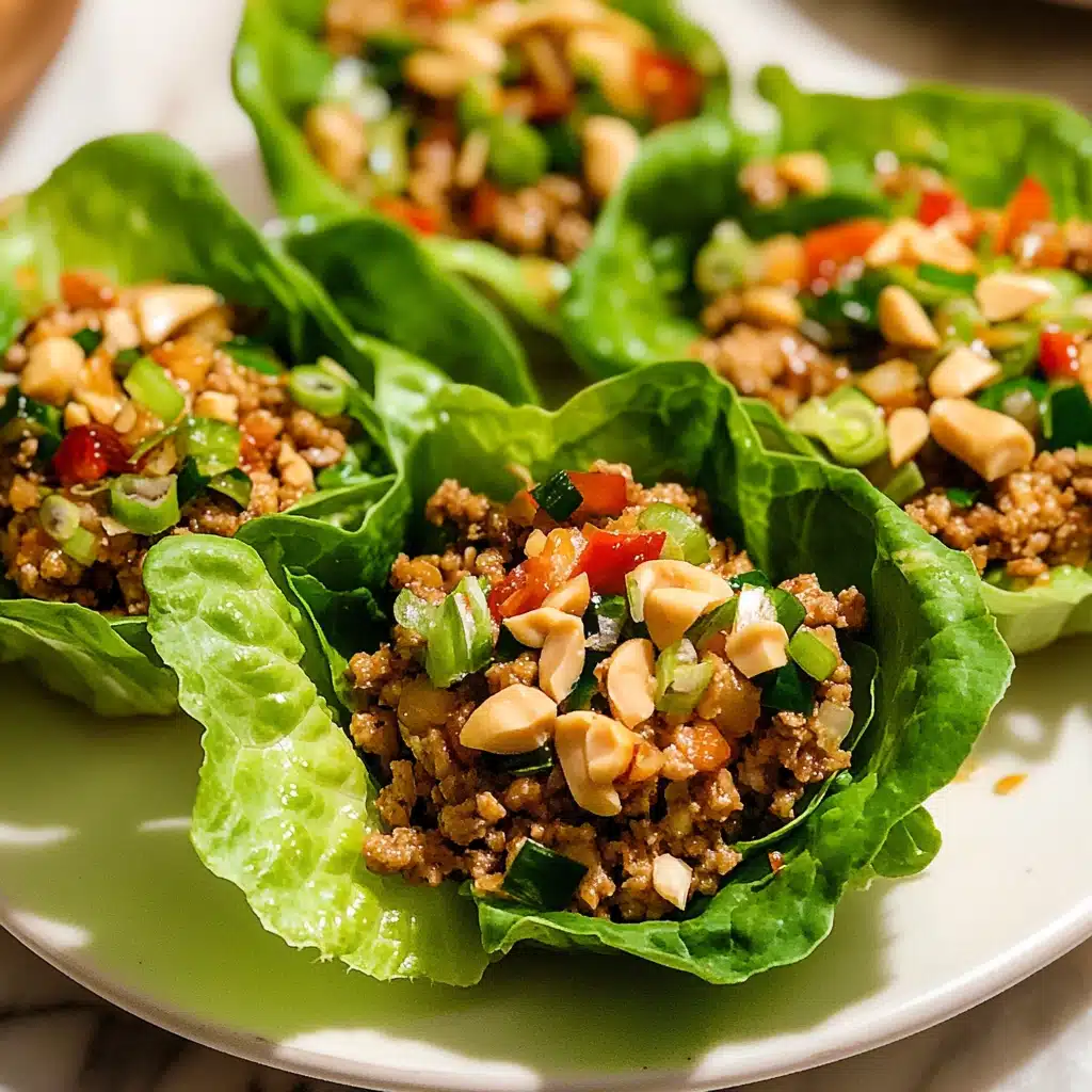 Asian Chicken Lettuce Wraps (better than P.F. Chang's)! Recipe - Recipe Image