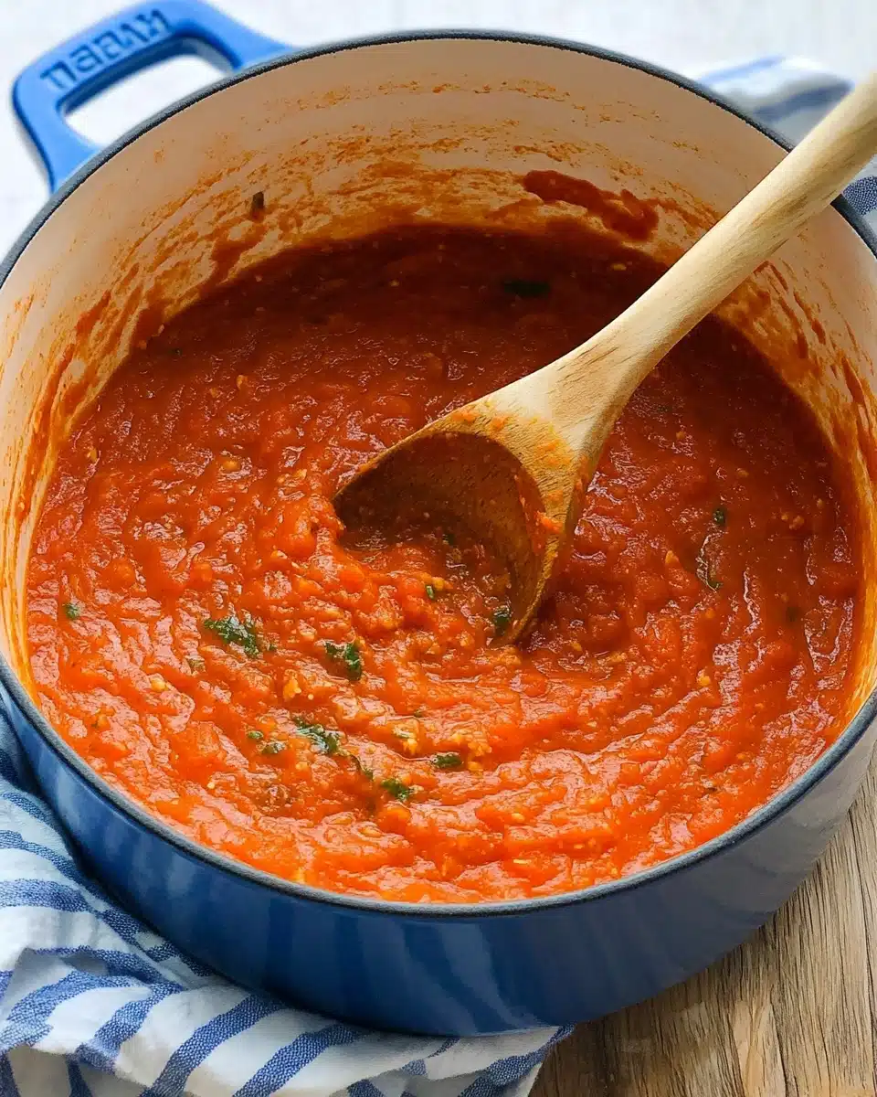 Homemade Tomato Sauce Recipe