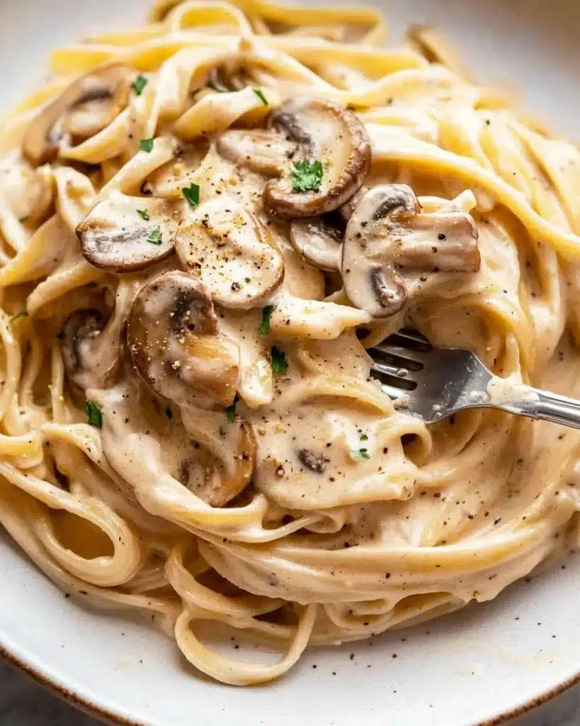 Creamy Mushroom Pasta Recipe