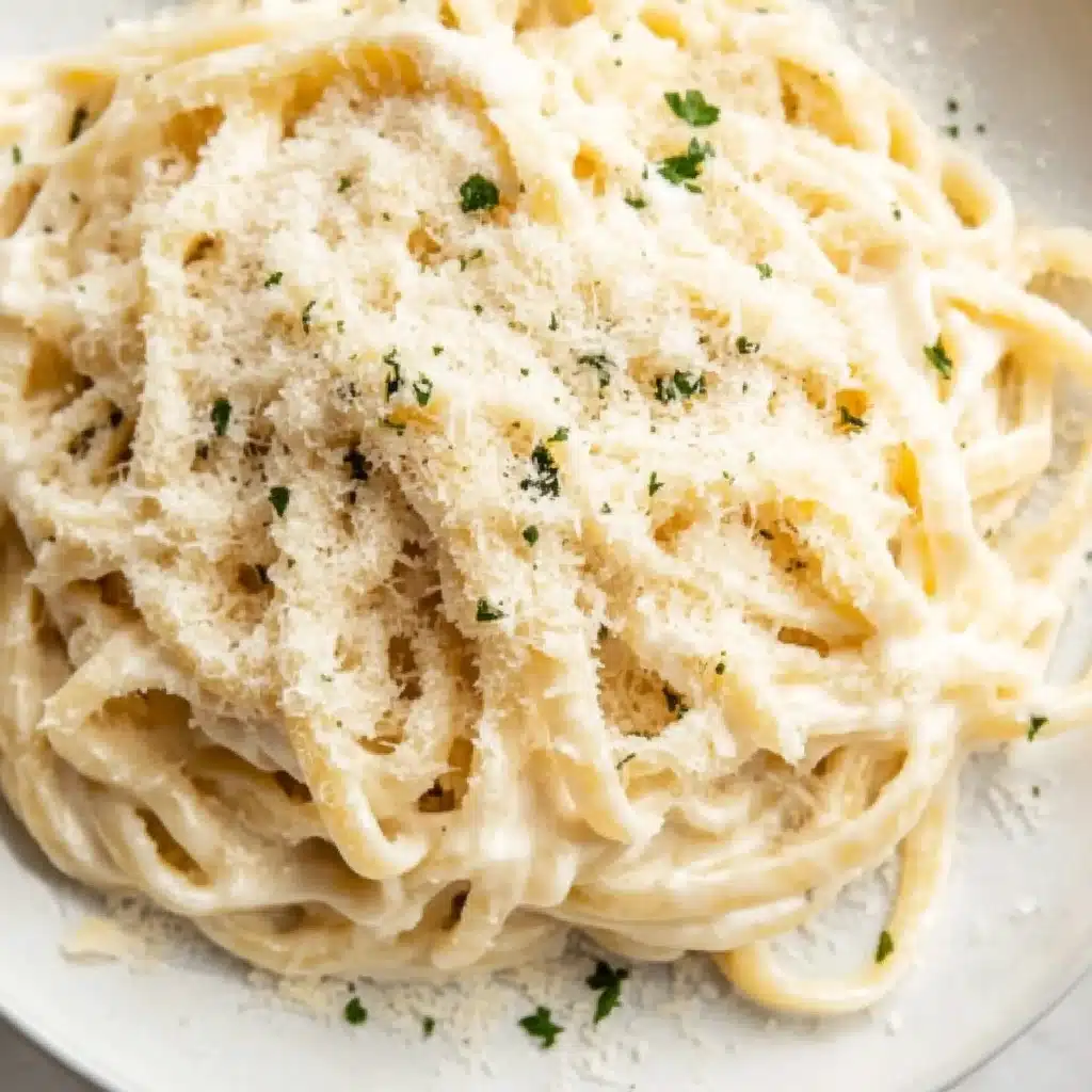 Creamy Garlic Pasta Recipe - Recipe Image