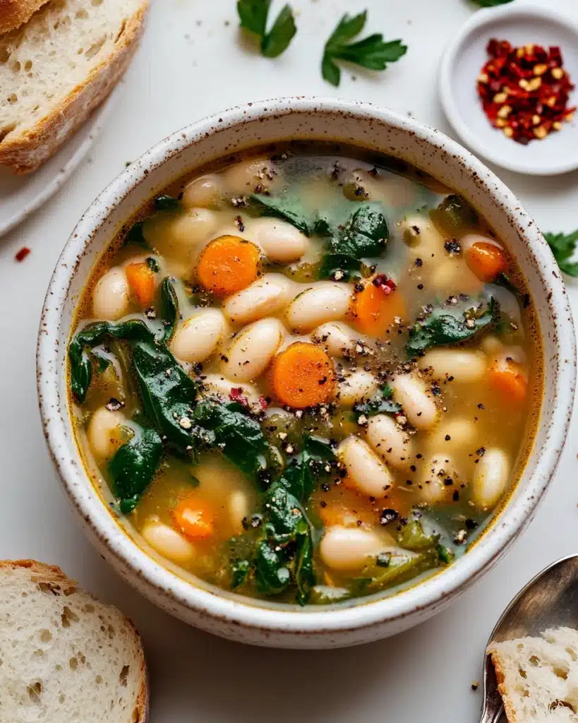Hearty Tuscan White Bean Soup Recipe