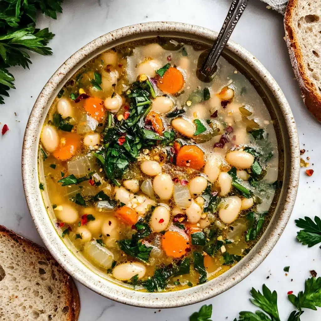 Hearty Tuscan White Bean Soup Recipe - Recipe Image