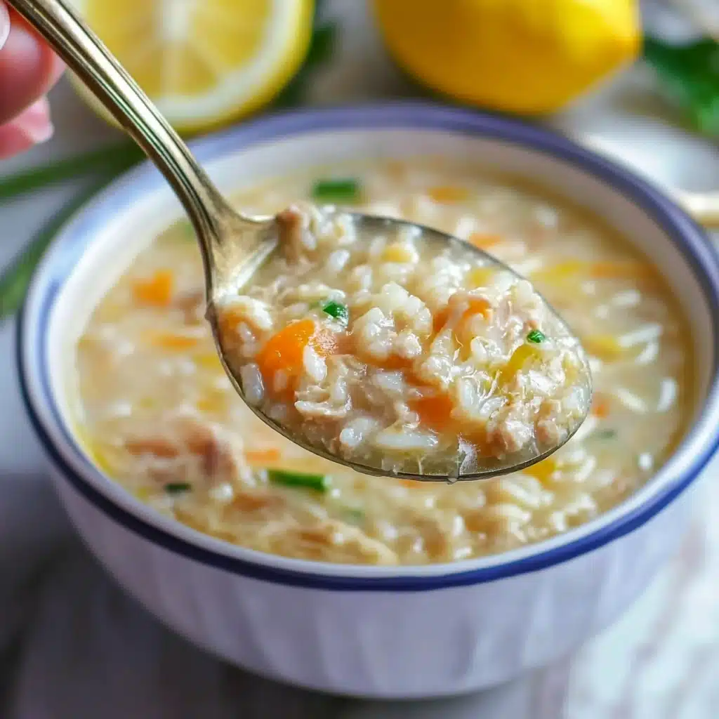 Avgolemono: Greek Lemon Chicken Soup Recipe - Recipe Image