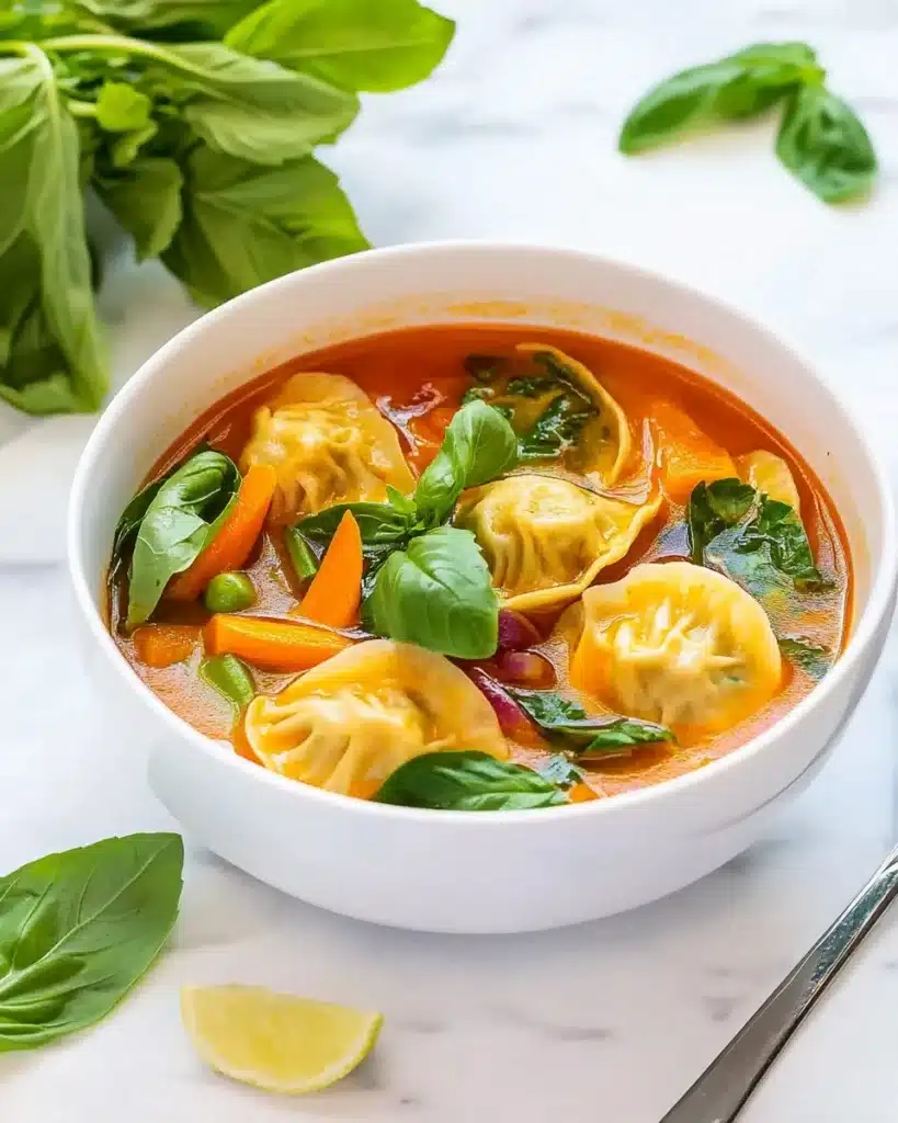 Red Curry Dumpling Soup Recipe