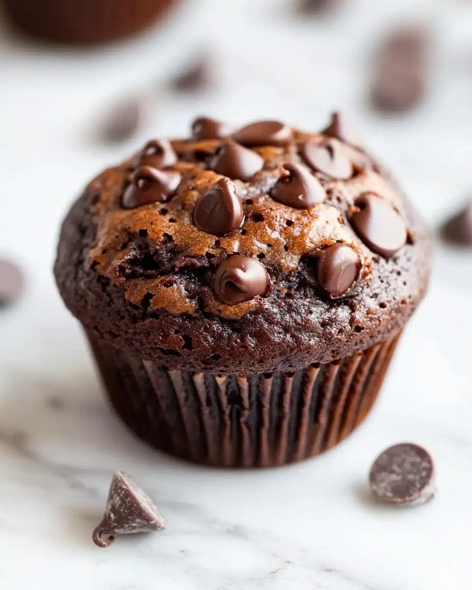 Greek Yogurt Chocolate Banana Muffins Recipe