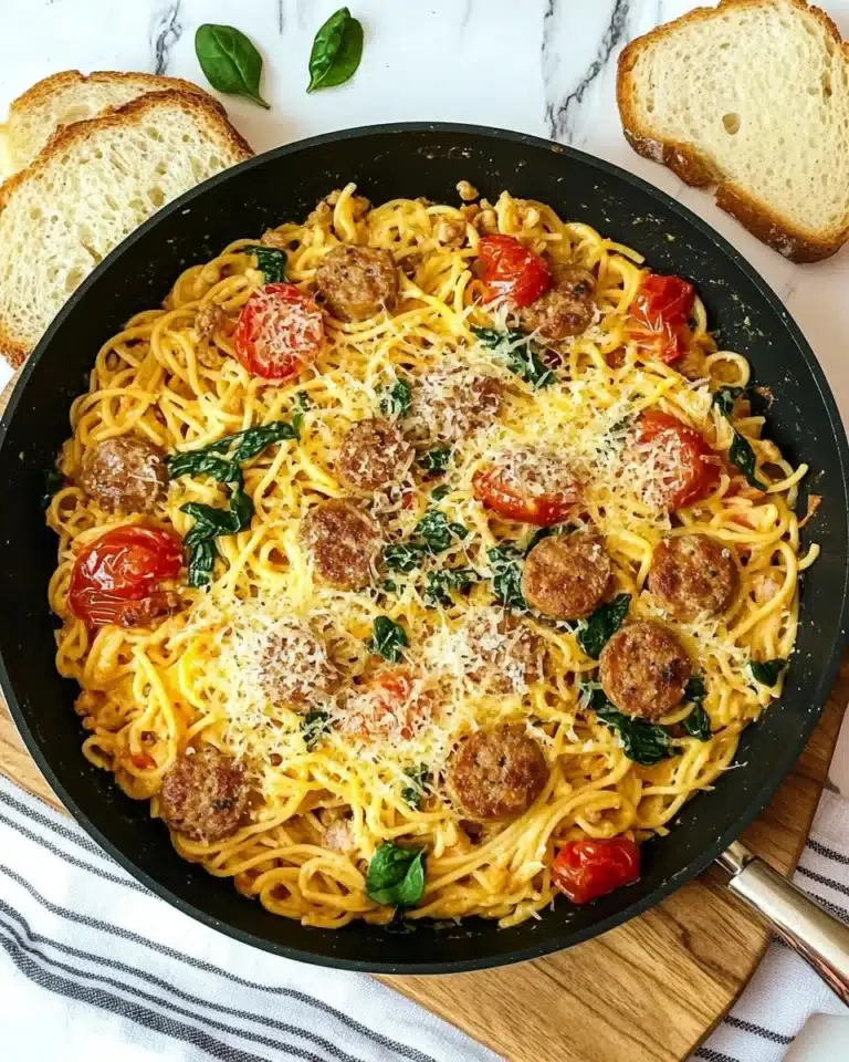 Garlic Butter & Tomato Pasta Recipe