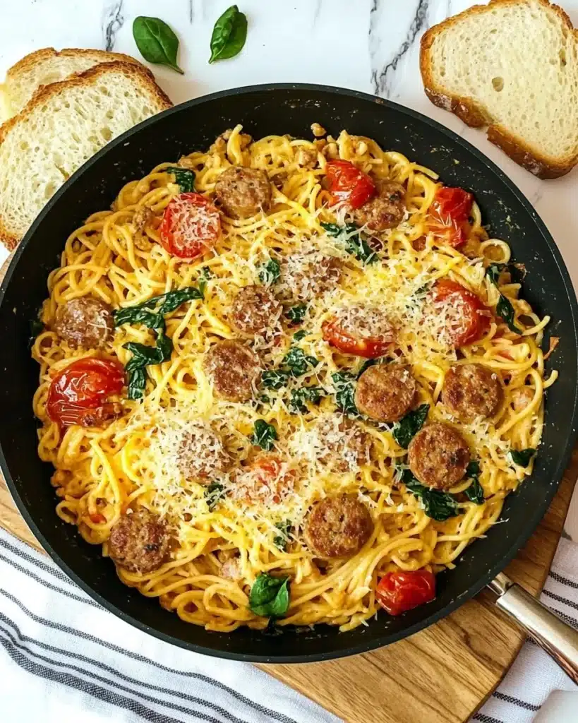 Garlic Butter & Tomato Pasta Recipe