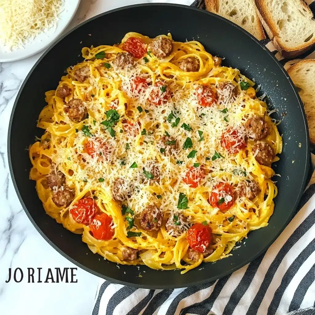 Garlic Butter & Tomato Pasta Recipe - Recipe Image