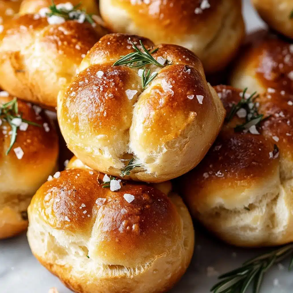 Garlic Rosemary Focaccia Muffins Recipe - Recipe Image