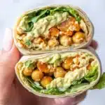 Chickpea Caesar Salad Wraps Recipe