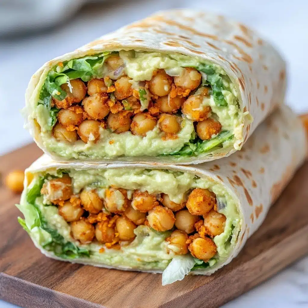 Chickpea Caesar Salad Wraps Recipe - Recipe Image