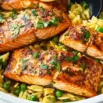 One-pan Lemon Orzo and Salmon Recipe