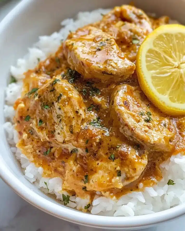 Crock Pot Lemon Garlic Butter Chicken Thighs Recipe