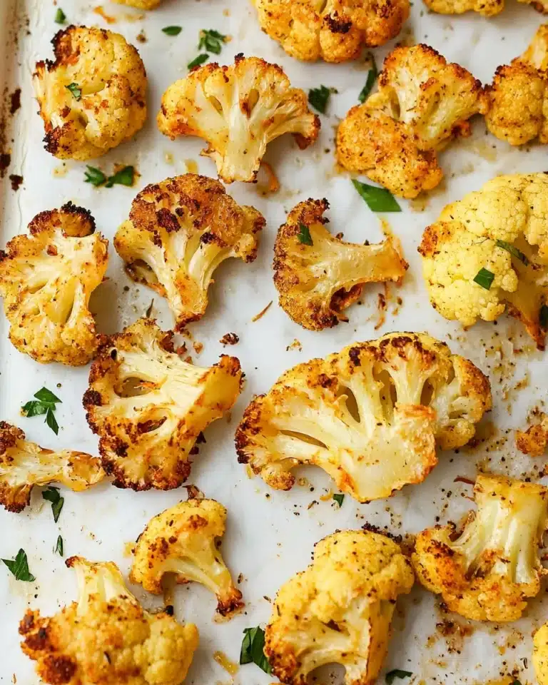 Super Crispy Roasted Cauliflower Recipe