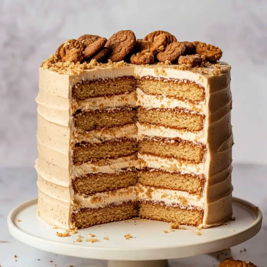 Biscoff Cookie Butter Cake Recipe - Recipe Image