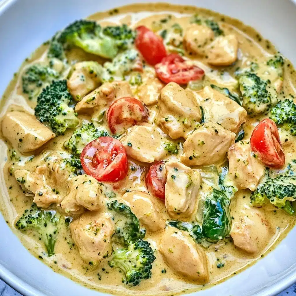 Garlic Chicken with Broccoli and Spinach Recipe - Recipe Image
