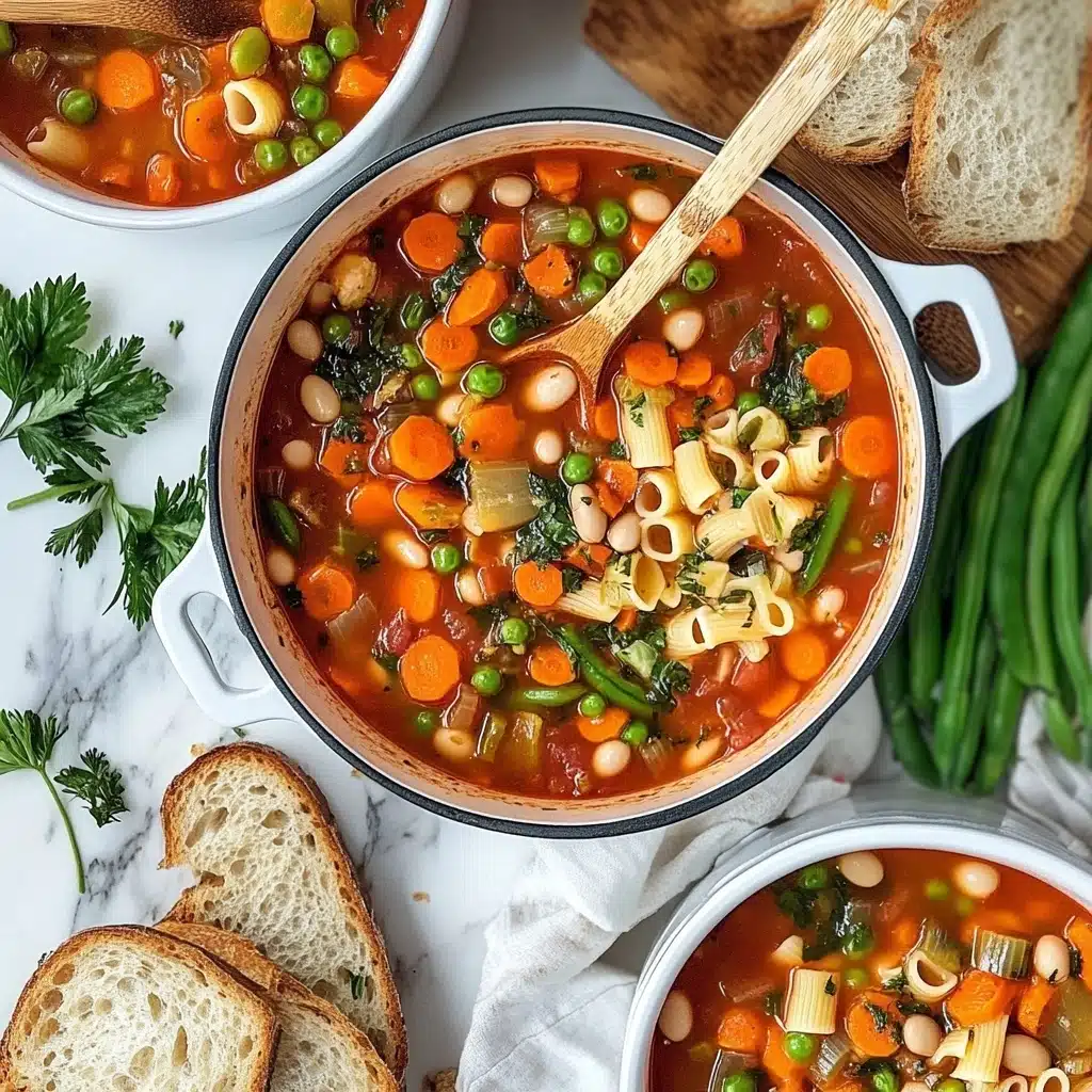 Hearty Minestrone Soup Recipe - Recipe Image