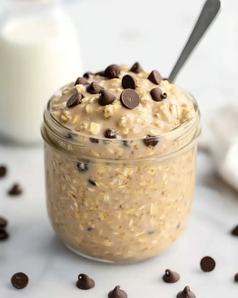 Cookie Dough Overnight Oats Recipe