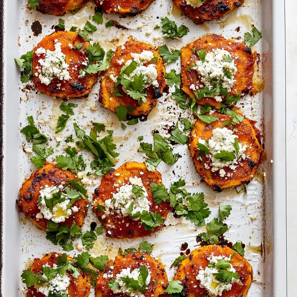 Smashed Chili Sweet Potatoes Recipe - Recipe Image