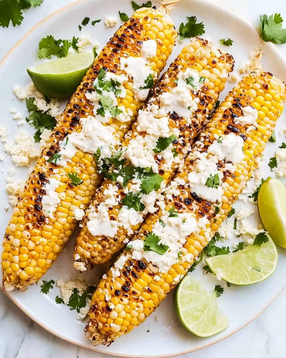 Grilled Mexican Street Corn (Elotes) Recipe - Recipe Image