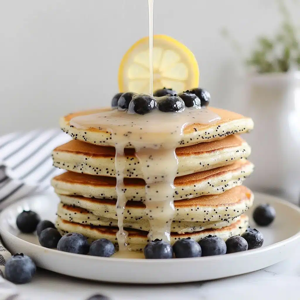 Lemon Poppy Seed Pancakes Recipe - Recipe Image
